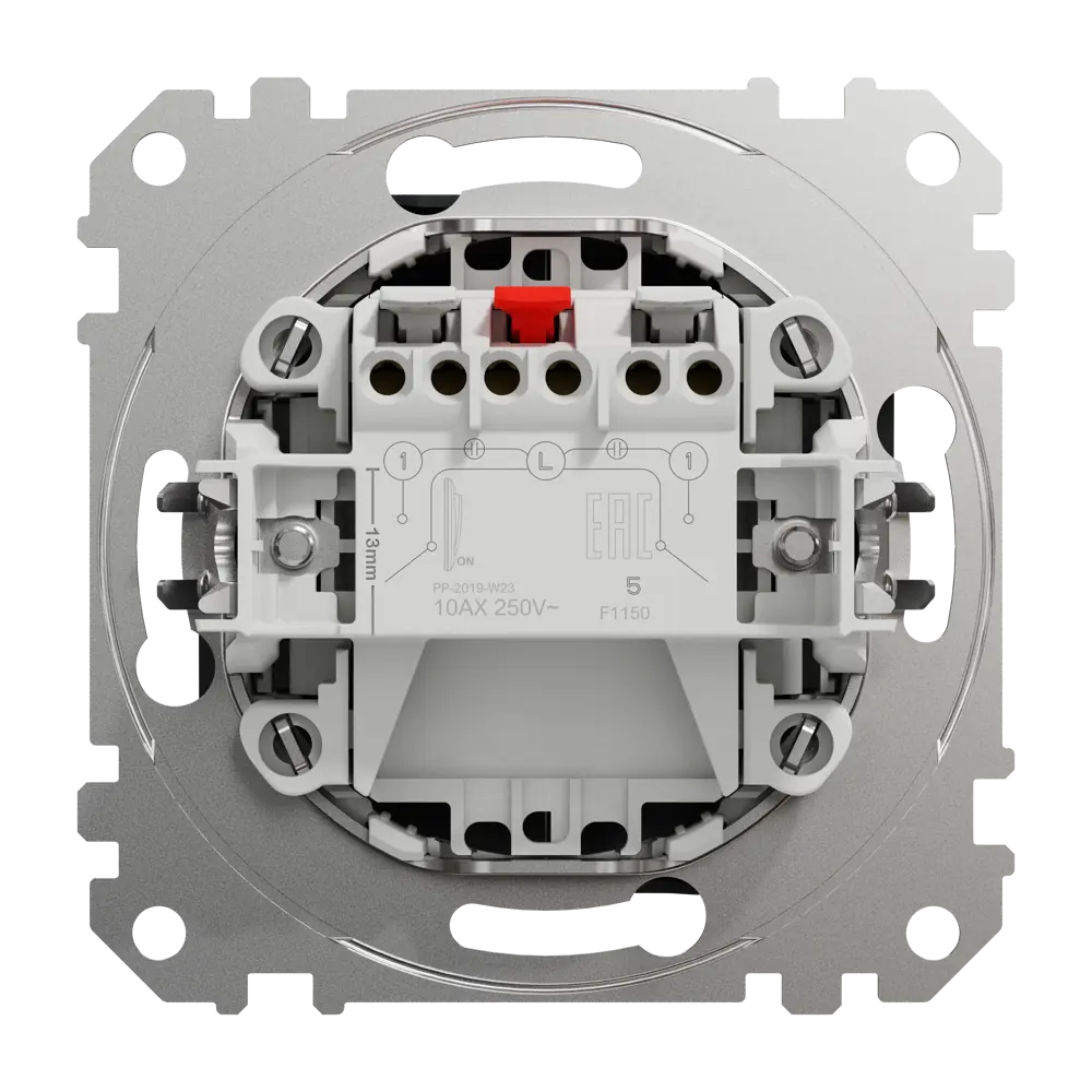 Выключатель встраиваемый Systeme Electric Sedna Design 2 клавиши, цвет антрацит Sedna Design Elements STLM-2015834 - Вид №2