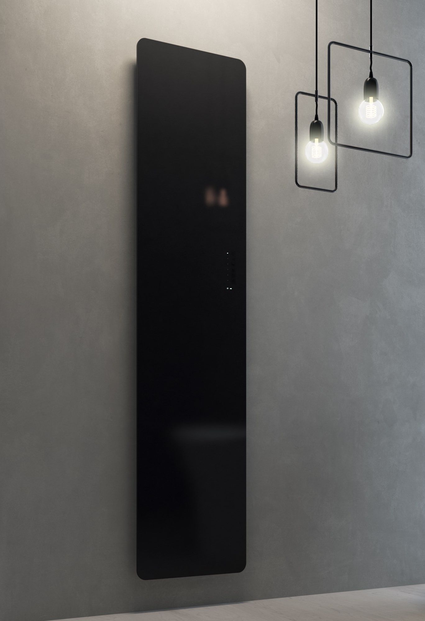 Настенный стеклянный электрический полотенцесушитель DISENIA Гелиос ARCH-00017032 - Вид №1