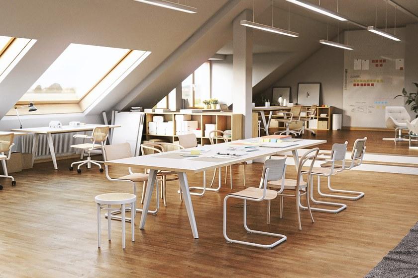 Thonet Консольный стул с сиденьем и спинкой из фасонной фанеры S 43 sun-id-1388329 - Вид №1