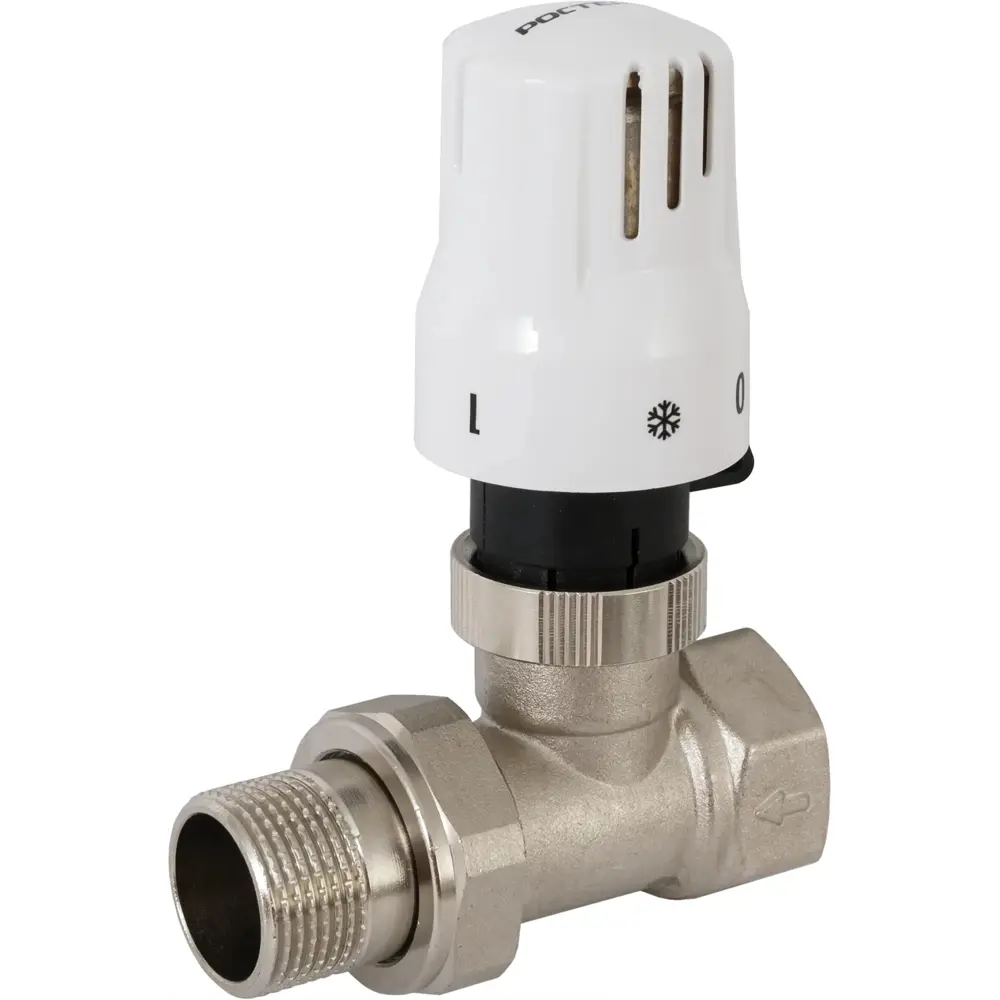 Термостатический комплект РОСТЕРМ 3/4" с автоматической регулировкой температуры радиатора 18338801 STLM-0010432 - Вид №1