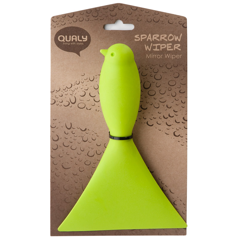 QL10117-GN Очиститель для стекол и зеркал sparrow зеленый Qualy  - Вид №6