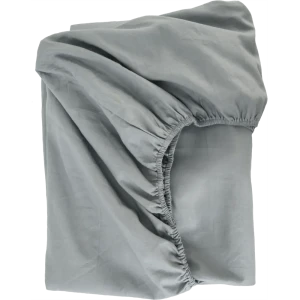 Простыня Tex Republic 28548 200x200 см сатин на резинке серый