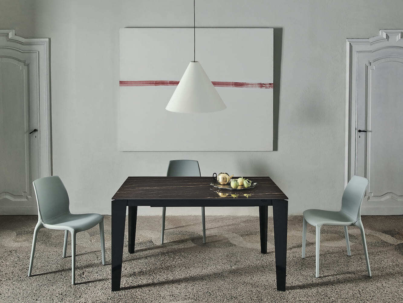 Выдвижной обеденный стол из стали и дерева Bontempi Casa CRUZ XXL ARCH-00094714 - Вид №4