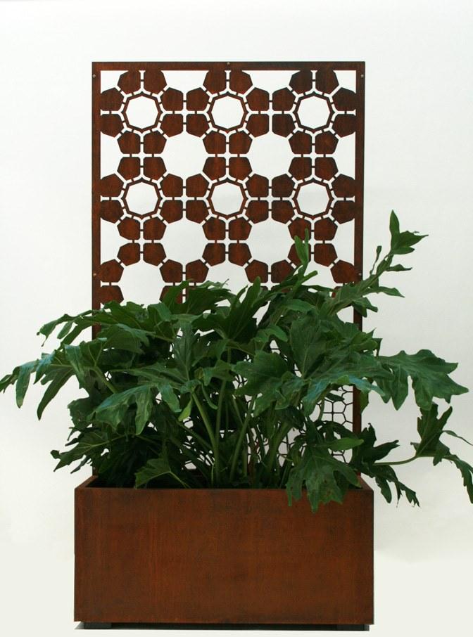 TrackDesign Вертикальная зеленая решетка Corten ™  Dc1218001  - Вид №1