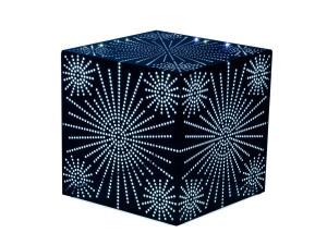 Стальной квадратный пуф