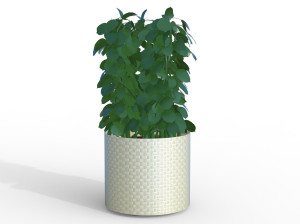 Круглый плантатор из листового металла