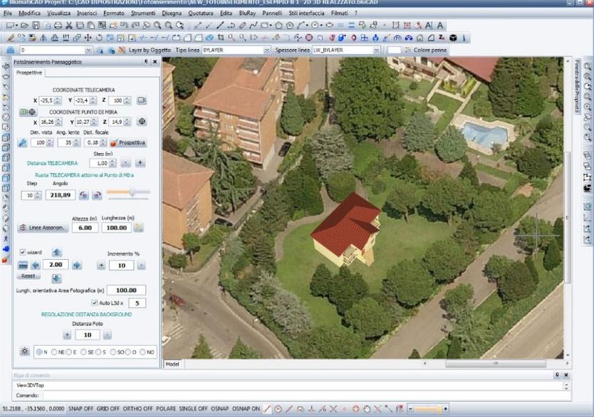 Blumatica Вставка 3D проекта в фотографический пейзаж sun-id-1361879 - Вид №3