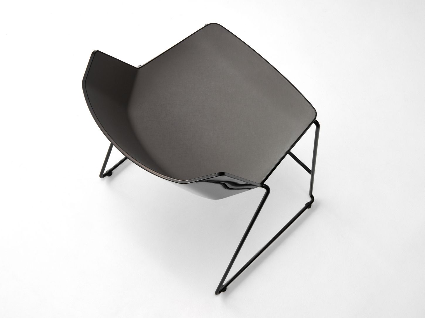 Табурет из полипропилена со спинкой MDF Italia Aïku ARCH-00091839 - Вид №2