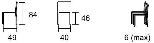 Inday Штабелируемый стул из полипропилена Jo sun-id-1416212 - Вид №3