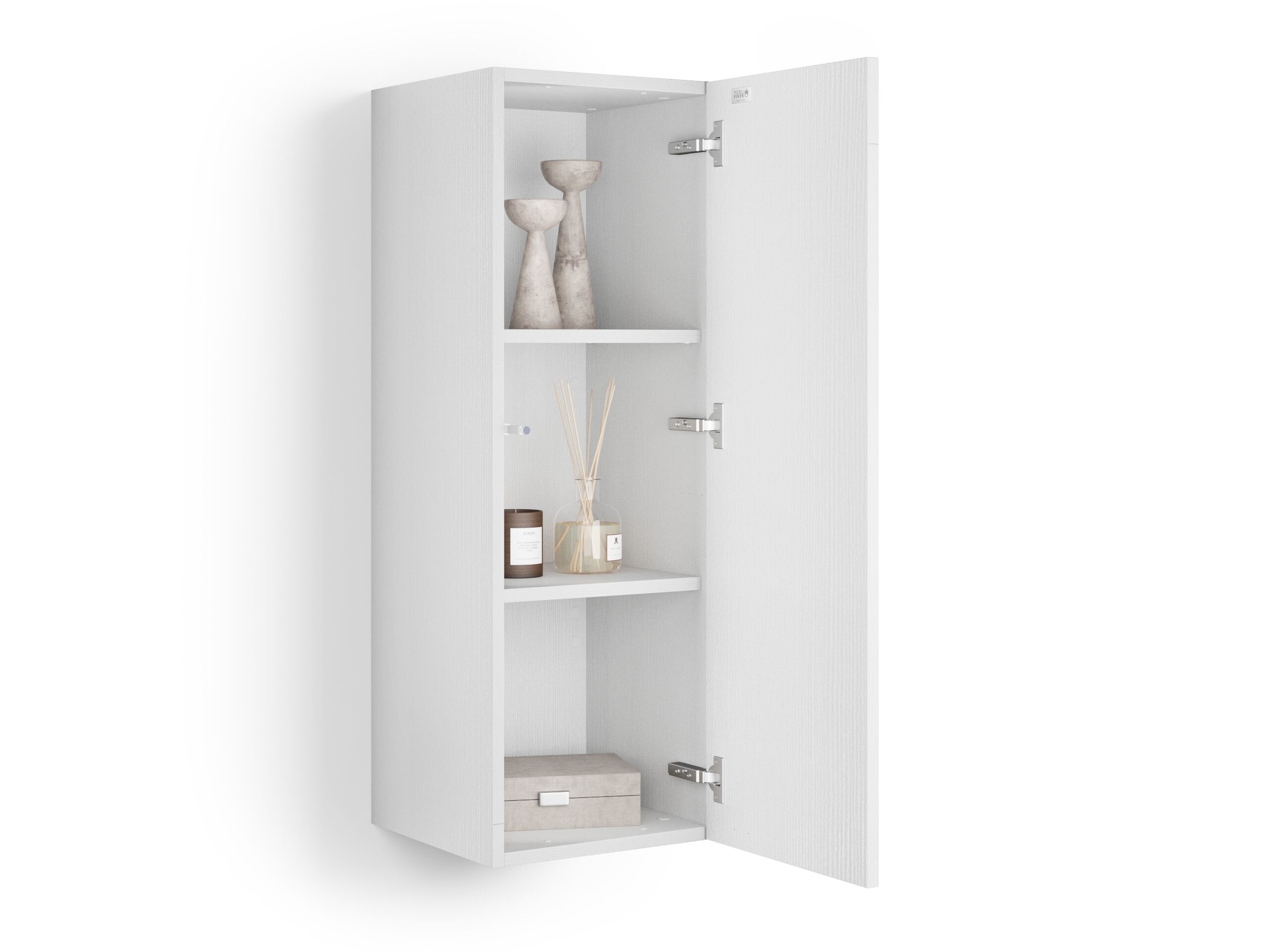 Вертикальный навесной шкаф из меламиновой ткани с дверным полотном Mobili Fiver Easy ARCH-00008309