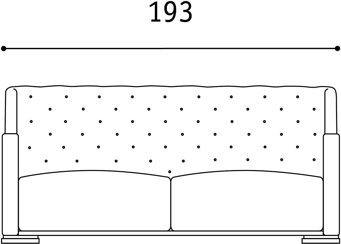 Febal Casa Тафтинговый диван из ткани Glamour sun-id-1420171 - Вид №5