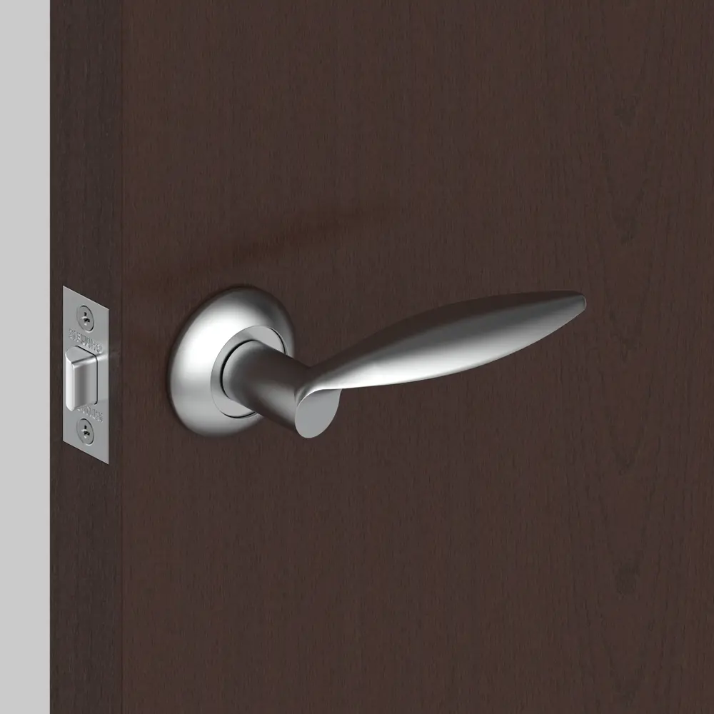 Ручка дверная на розетке Viola RM SC16, цвет матовый хром 82110037 STLM-2162401 FUARO  - Вид №8