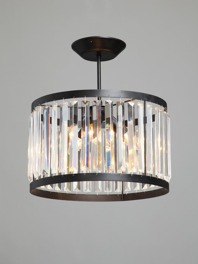 Потолочная люстра Vitaluce V5129-1/3PL черная VITALUCE ДИЗАЙНЕРСКИЕ 194775 Черный  - Вид №1