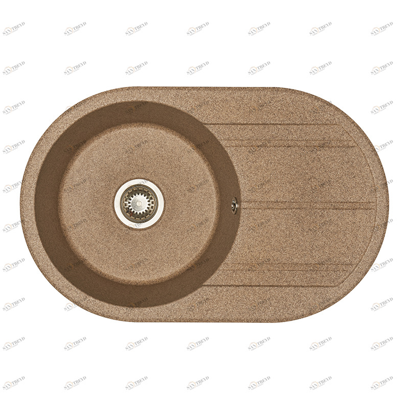 1A712932AI270 Мойка кухонная прямоугольная AQUATON АМИРА