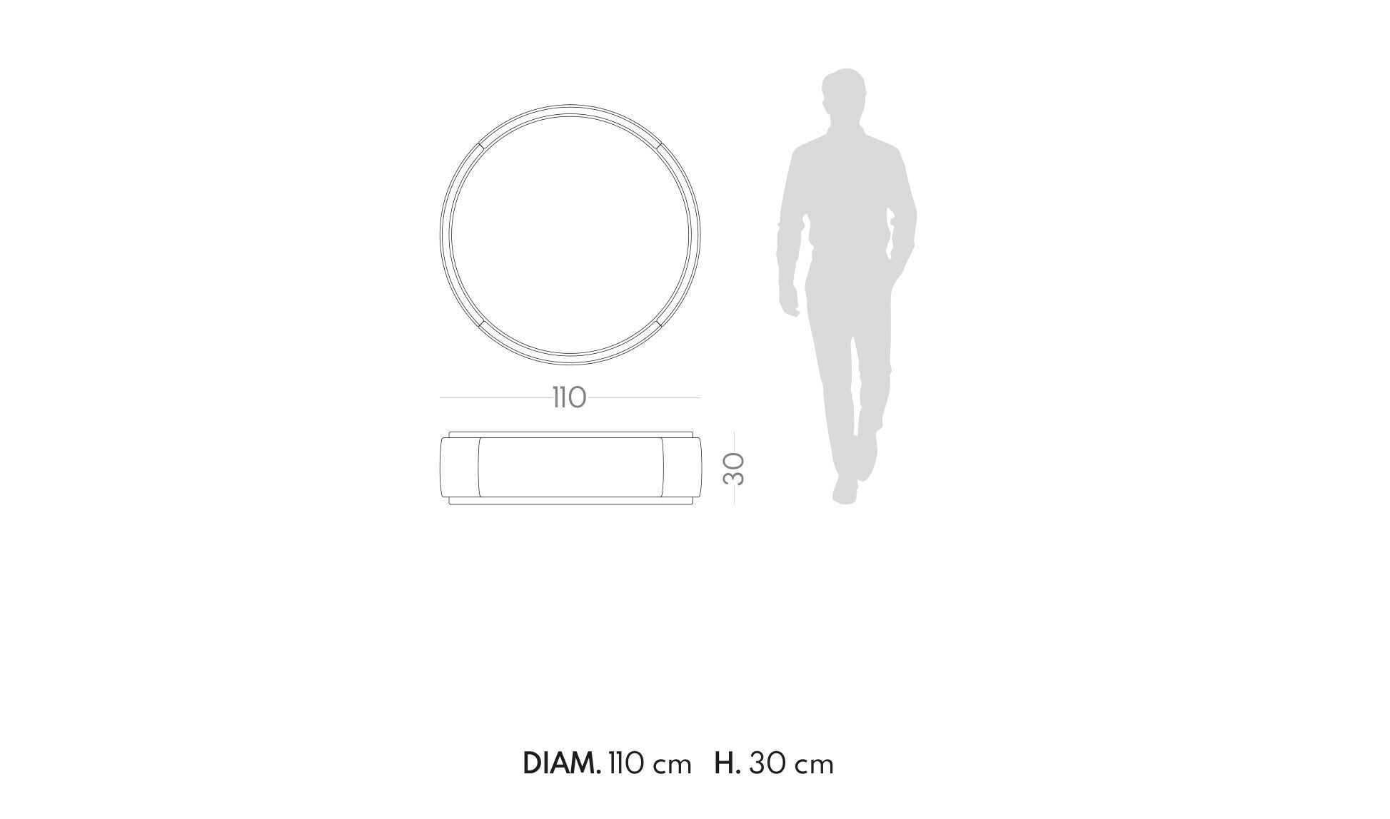 Круглый журнальный столик с отсеком для хранения PRADDY Metro ARCH-00139007 - Вид №4