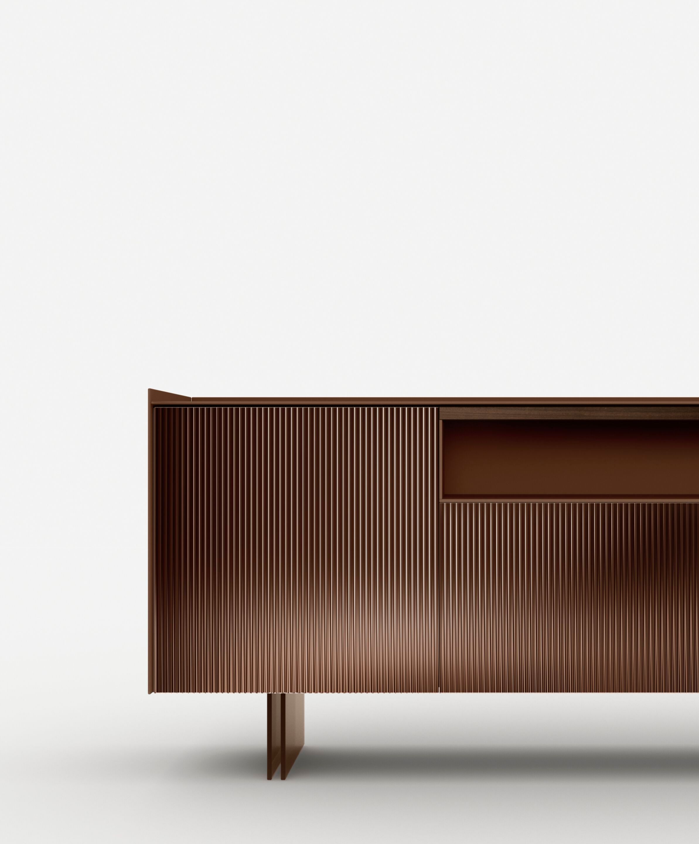 Стеклянный шкаф с распашными дверями Tonelli Design ATEREA ARCH-00015316 - Вид №5