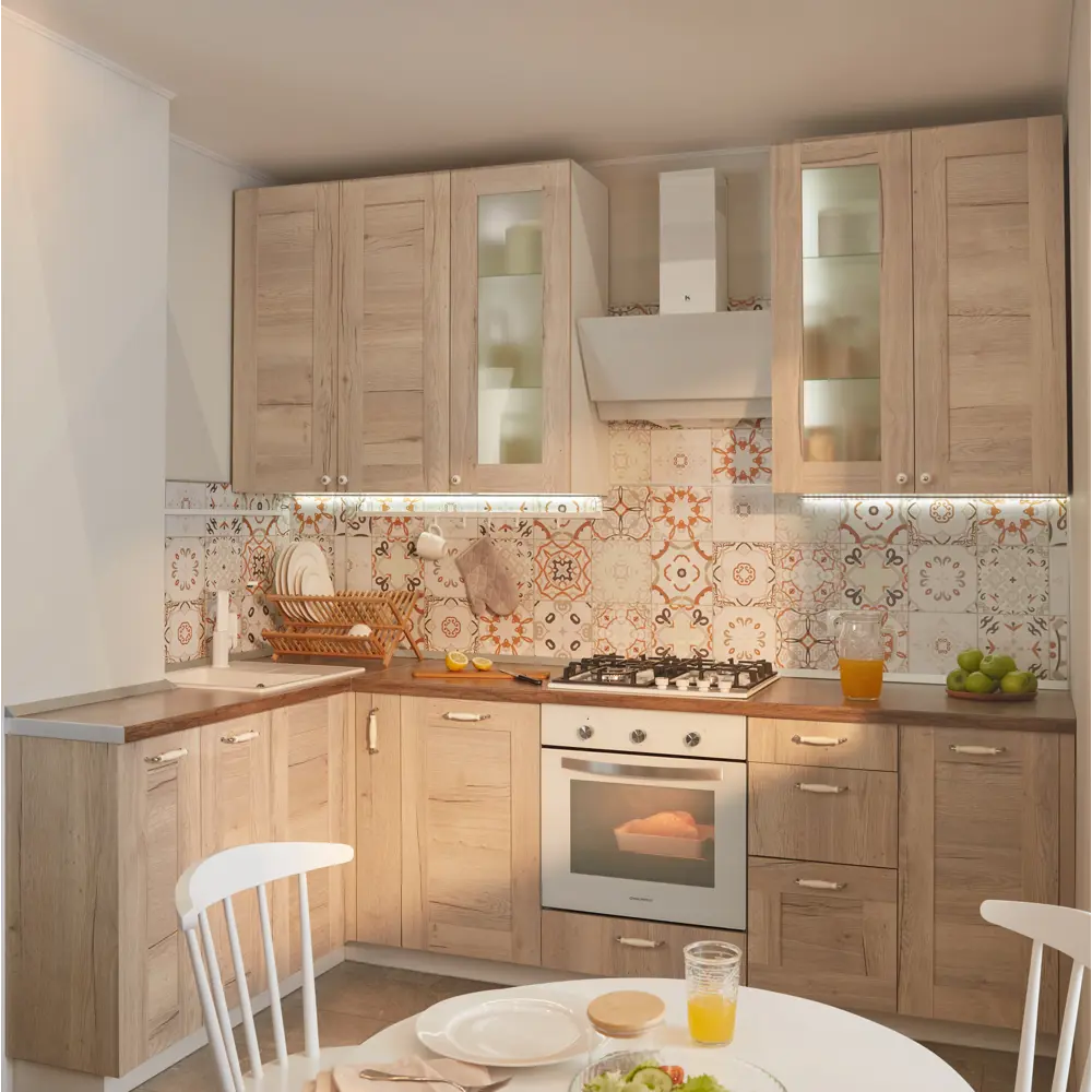 Фасад кухонный DELINIA ID Касли 39.7×38.1 см из ЛДСП светлое дерево 86880993 STLM-0885810 - Вид №5