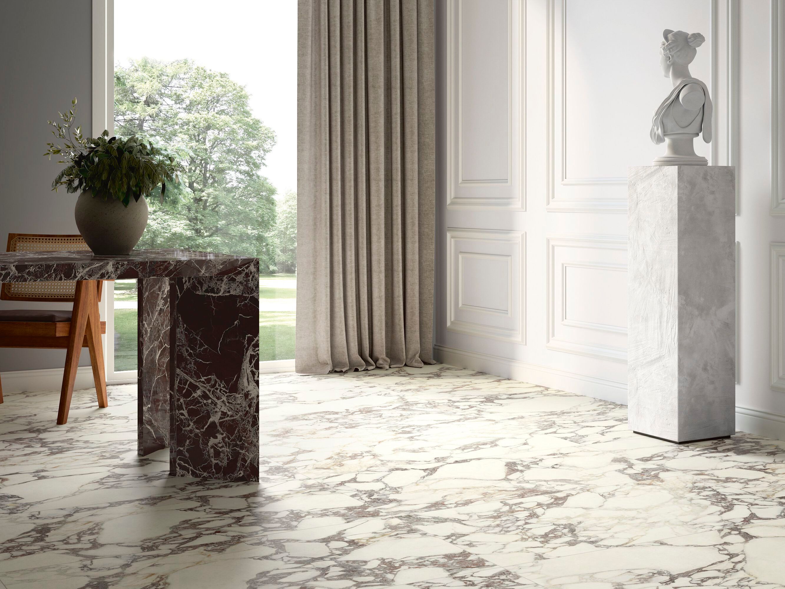 Пол / керамогранит с мраморным эффектом Fiandre Marble Lab ARCH-00144903 - Вид №1