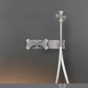 Настенный 2 прогрессивные смесители, установленные для ванной / душем с круглый ручной душ диаметр 65 мм  ZIQ43Y CEADESIGN