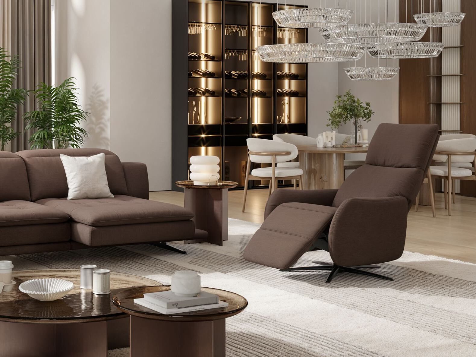 Вращающееся кресло с электроприводом Sofanella Турин ARCH-00056266 - Вид №3