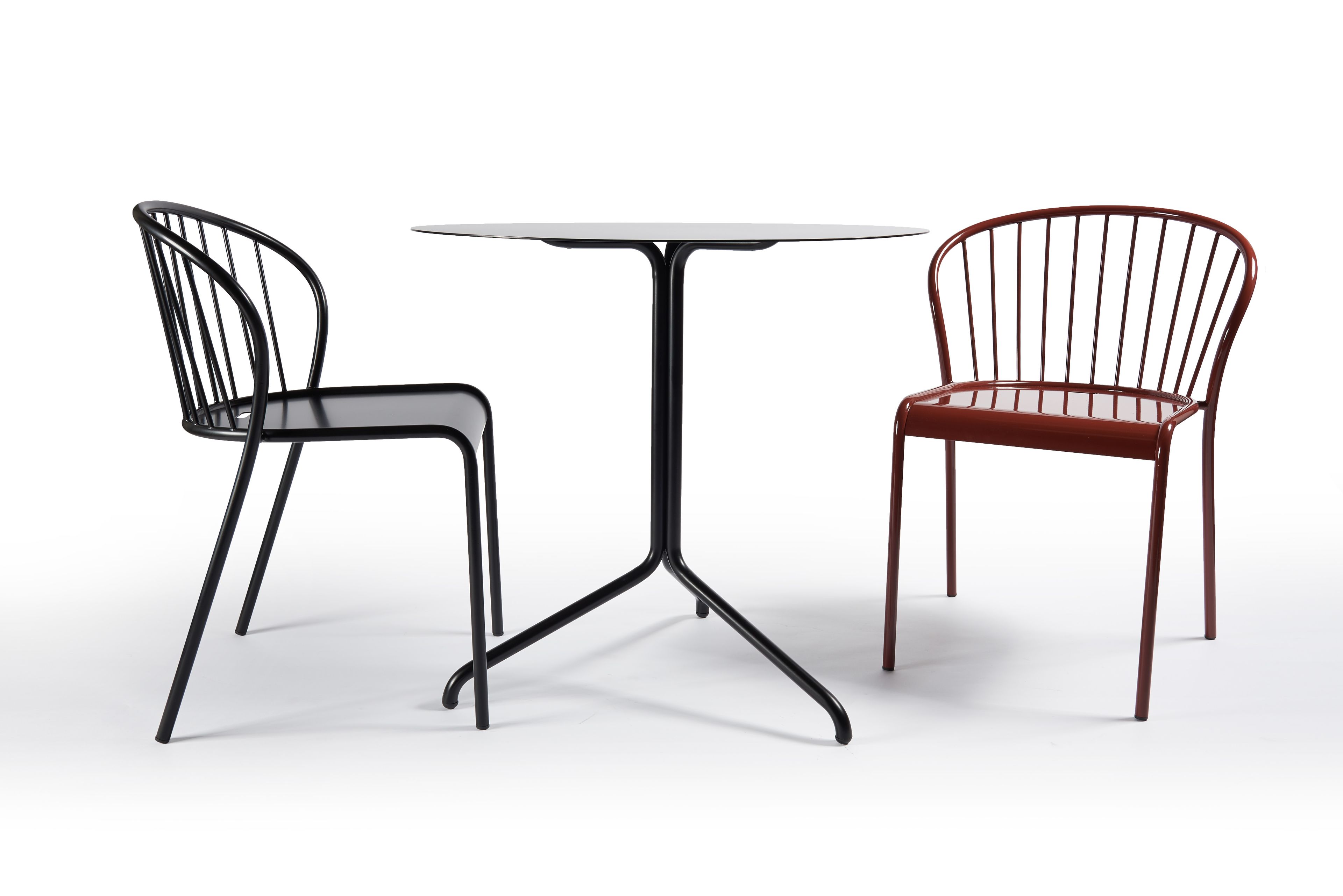 Окрашенный металлический садовый стул Atipico Cannet ARCH-00027469 - Вид №9