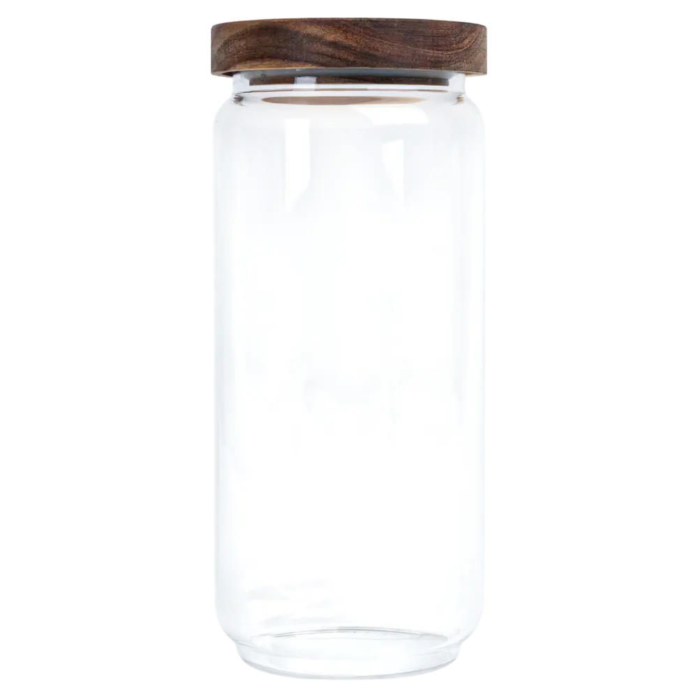 Стеклянная банка VIDAGE для сыпучих продуктов с бамбуковой крышкой 0.8 л 89422076 STLM-1573738 - Вид №1