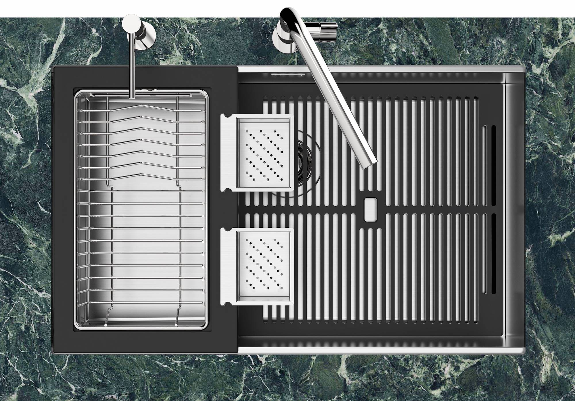 Раковина из нержавеющей стали Foster Quadra Evo ARCH-00122038 - Вид №3