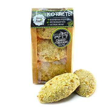 Котлеты свино-говяжие Честная кухня Хочу Ещё 600 г Santreyd 23634