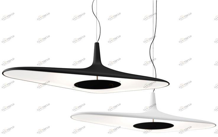 LUCEPLAN Светодиодный подвесной светильник из пенополиуретана Soleil noir D89s