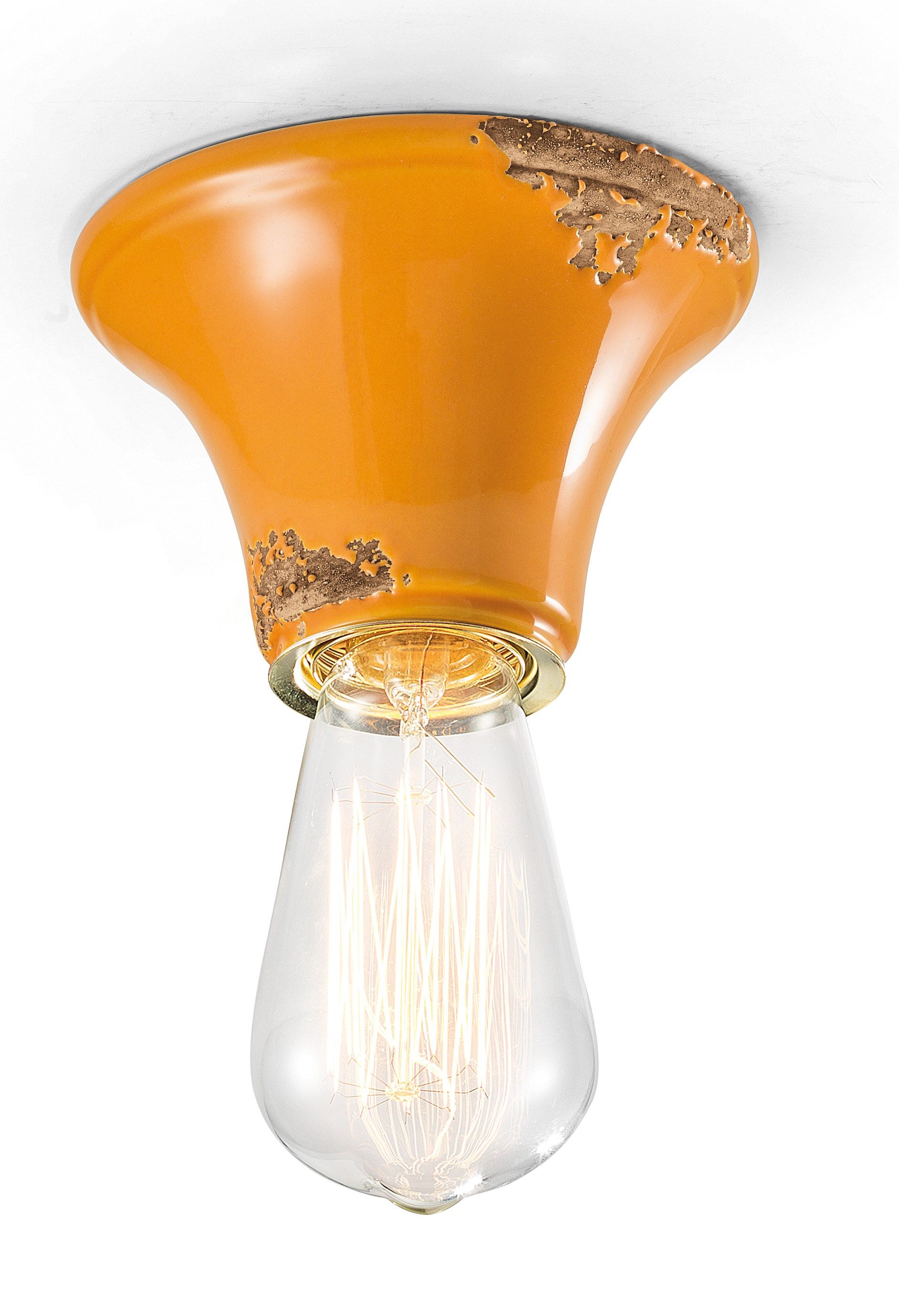 Круглый керамический потолочный светильник FERROLUCE Винтаж ARCH-00030912 - Вид №17