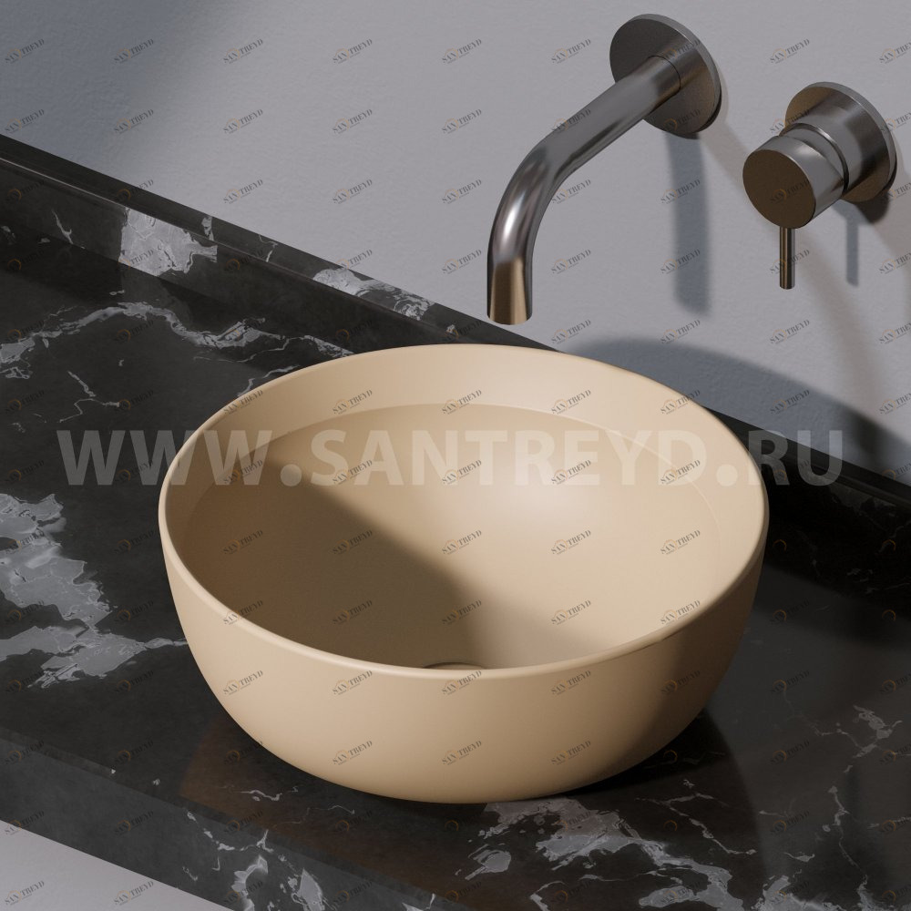 L450131 Накладная раковина на столешницу  круглая A. e T. Italia SPOT AeT ITALIA