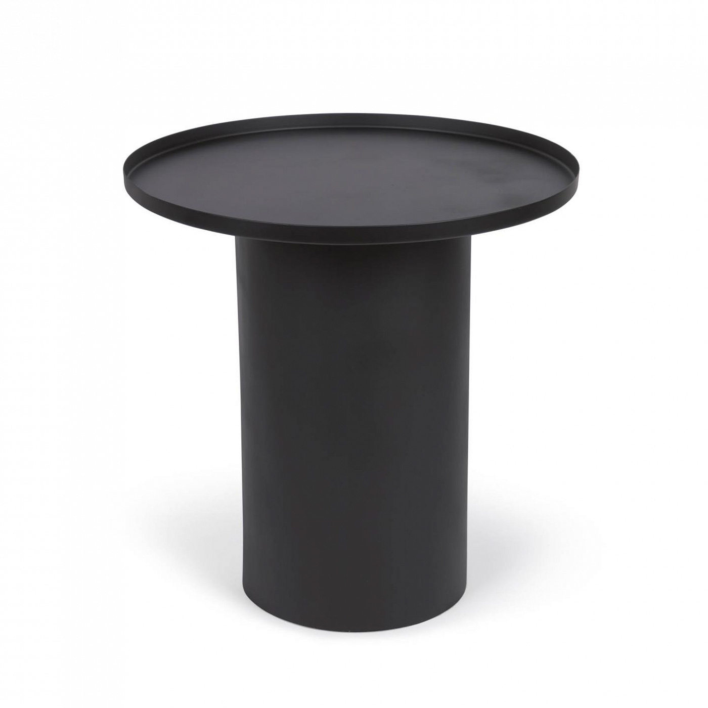 109401 Fleksa round side table in black metal Ш 45 cm La Forma  - Вид №1