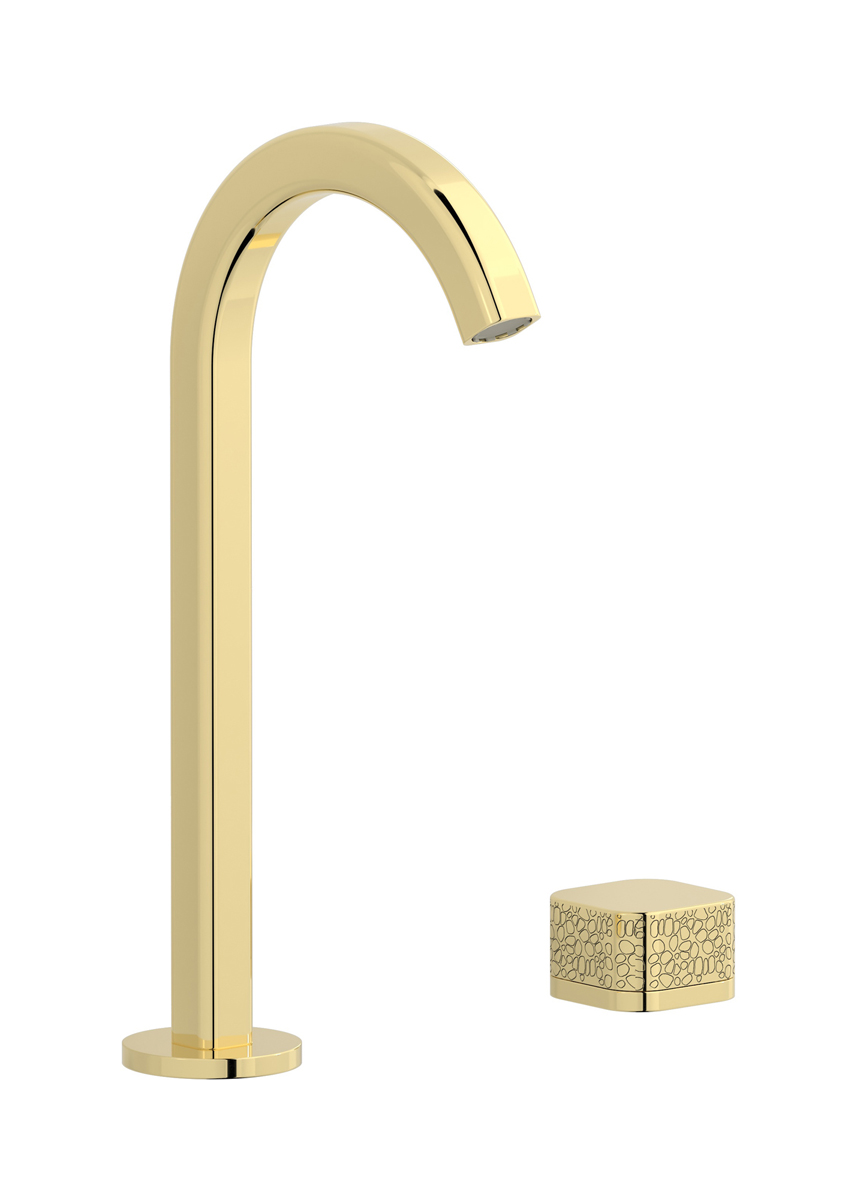 Смеситель для раковины на 2 отверстия WE ARE IB eo394ii_2 Pale Gold Elio