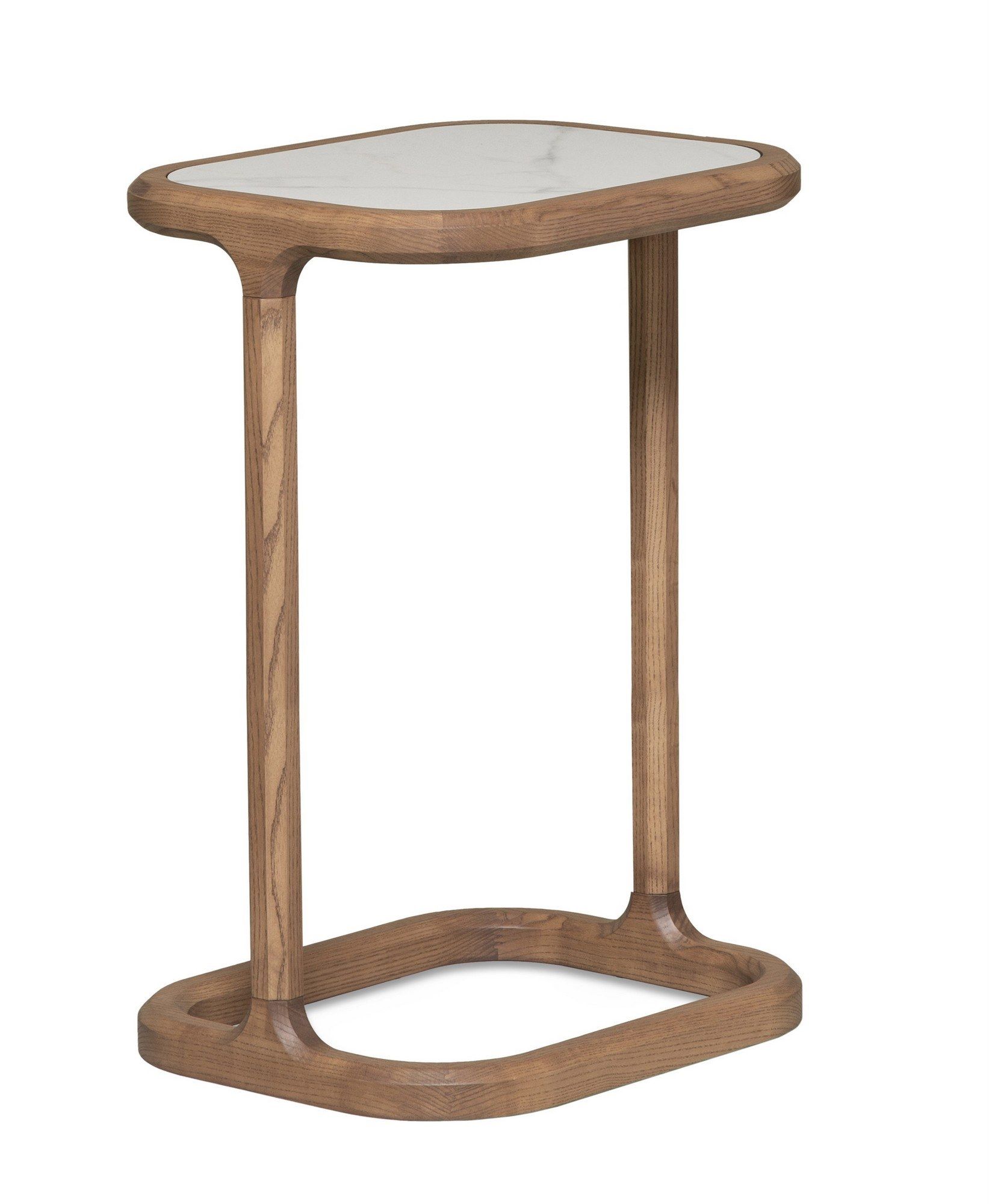 Прямоугольный журнальный столик из ясеня и мраморной столешницы Morelato ARCH-00006513 - Вид №1