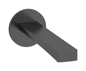 Настенный излив. WE ARE IB wa206cc Brushed Black Chrome Wave