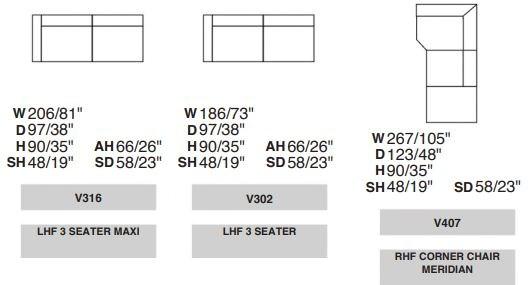 Rossini Sofas Угловой диван с обивкой кожей sun-id-1462904 - Вид №11