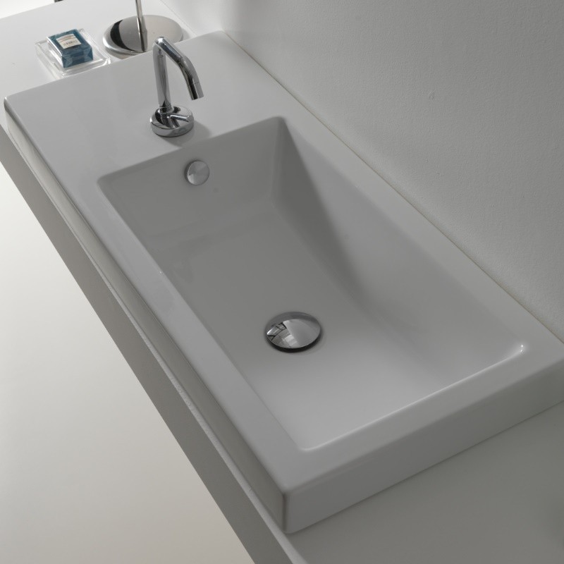 19015 Накладная раковина под столешницу  овальная Ceramica Hidra  - Вид №2