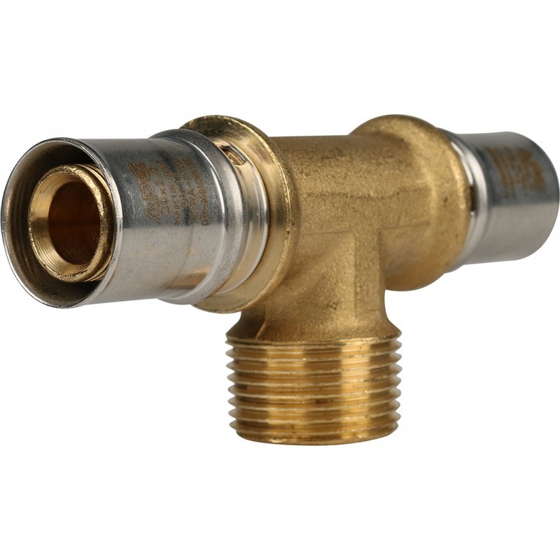 Тройник переходной STOUT НР 20х3/4"х20 под пресс SFP0008203420 - Вид №1