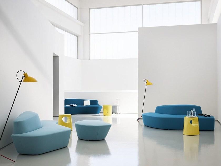 Tacchini Скамья из ткани со спинкой Polar sun-id-1421560 - Вид №3