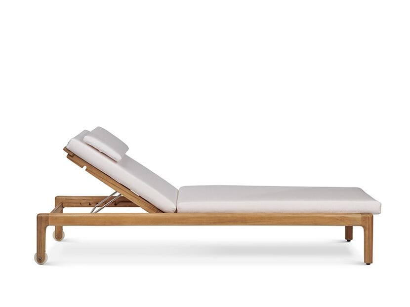 Садовая кровать с откидной спинкой из тикового дерева Walters Laurel ARCH-00038859 - Вид №4