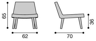 Gervasoni Кресло из ткани Beds sun-id-1457673 - Вид №4