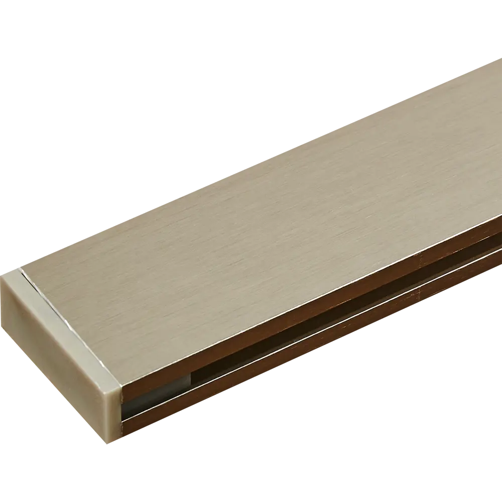 Профиль для карниза Хайтек 240 см алюминий цвет сатин ARTTEX STLM-2156645