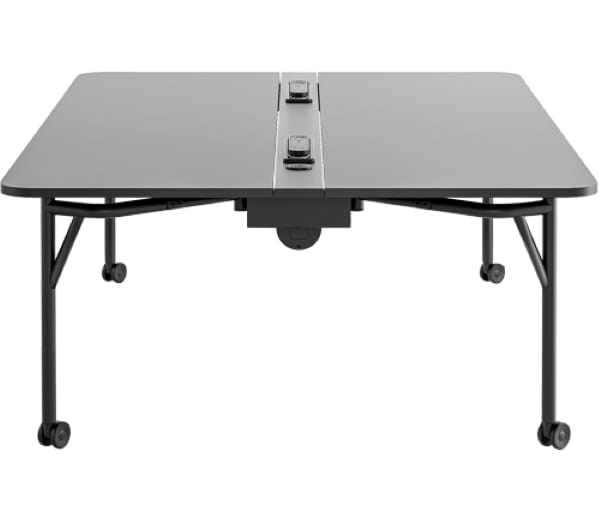 Складной ламинированный стол с электрической розеткой на колесах Howe Folding Surfaces ARCH-00038739 - Вид №5