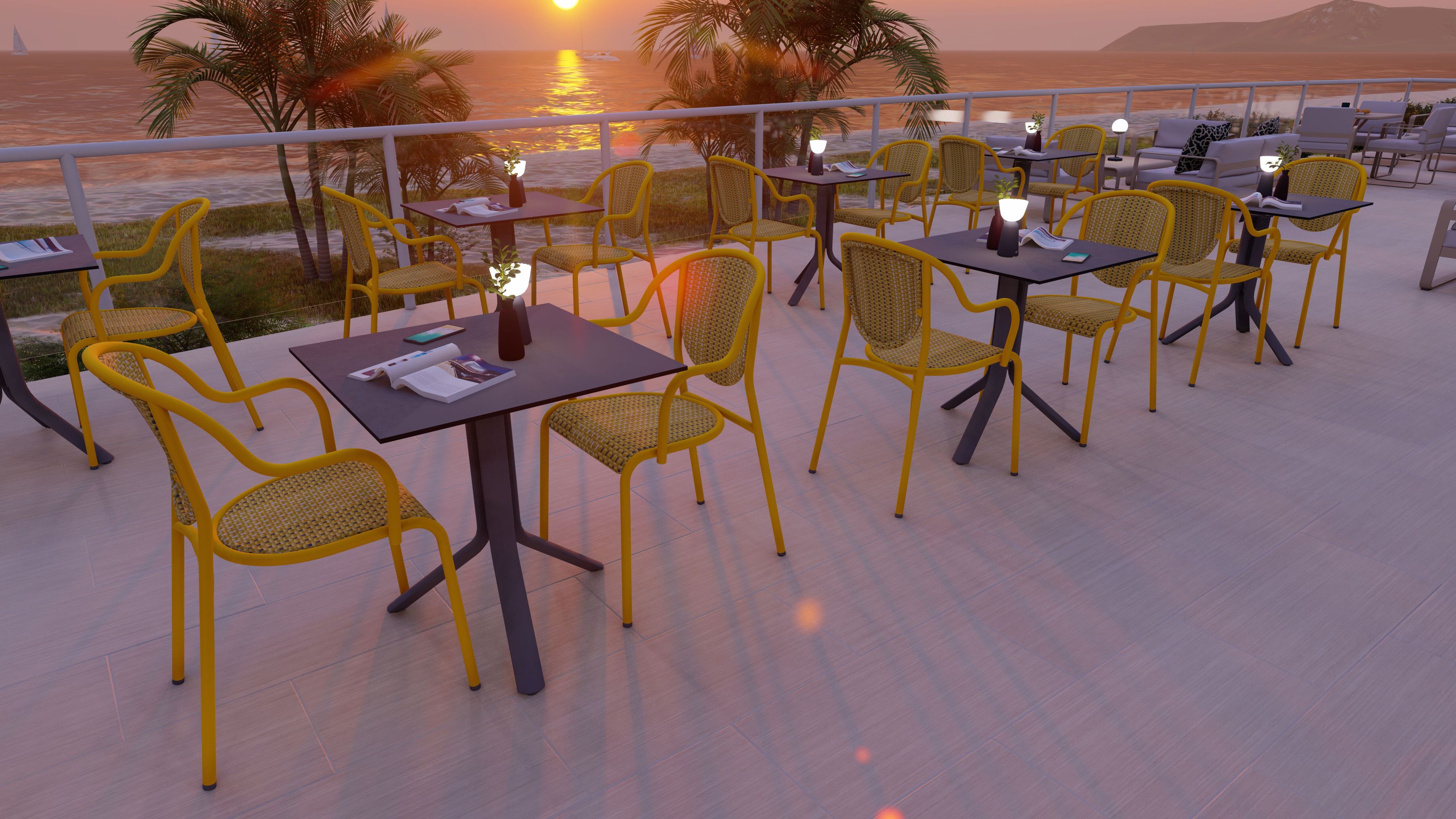 Стальной садовый стул с подлокотниками Fermob Parisienne 21 ARCH-00118041 - Вид №10