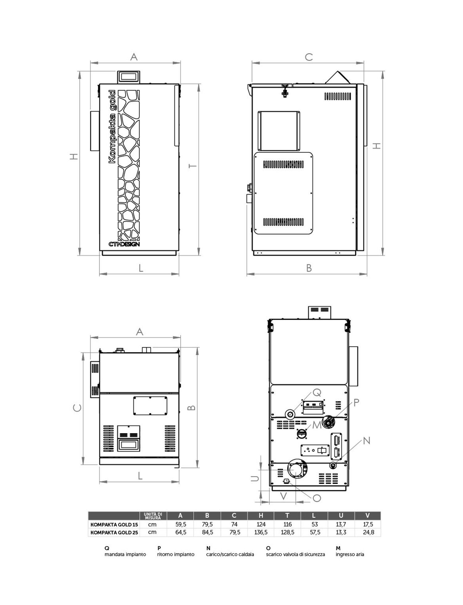 Пеллетный котел CTM KOMPAKTA GOLD ARCH-00123317 - Вид №2