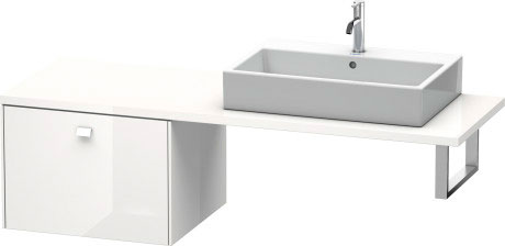 BR513301818 Brioso Шкафчик для консоли Белый матовый, декор Duravit - Вид №2