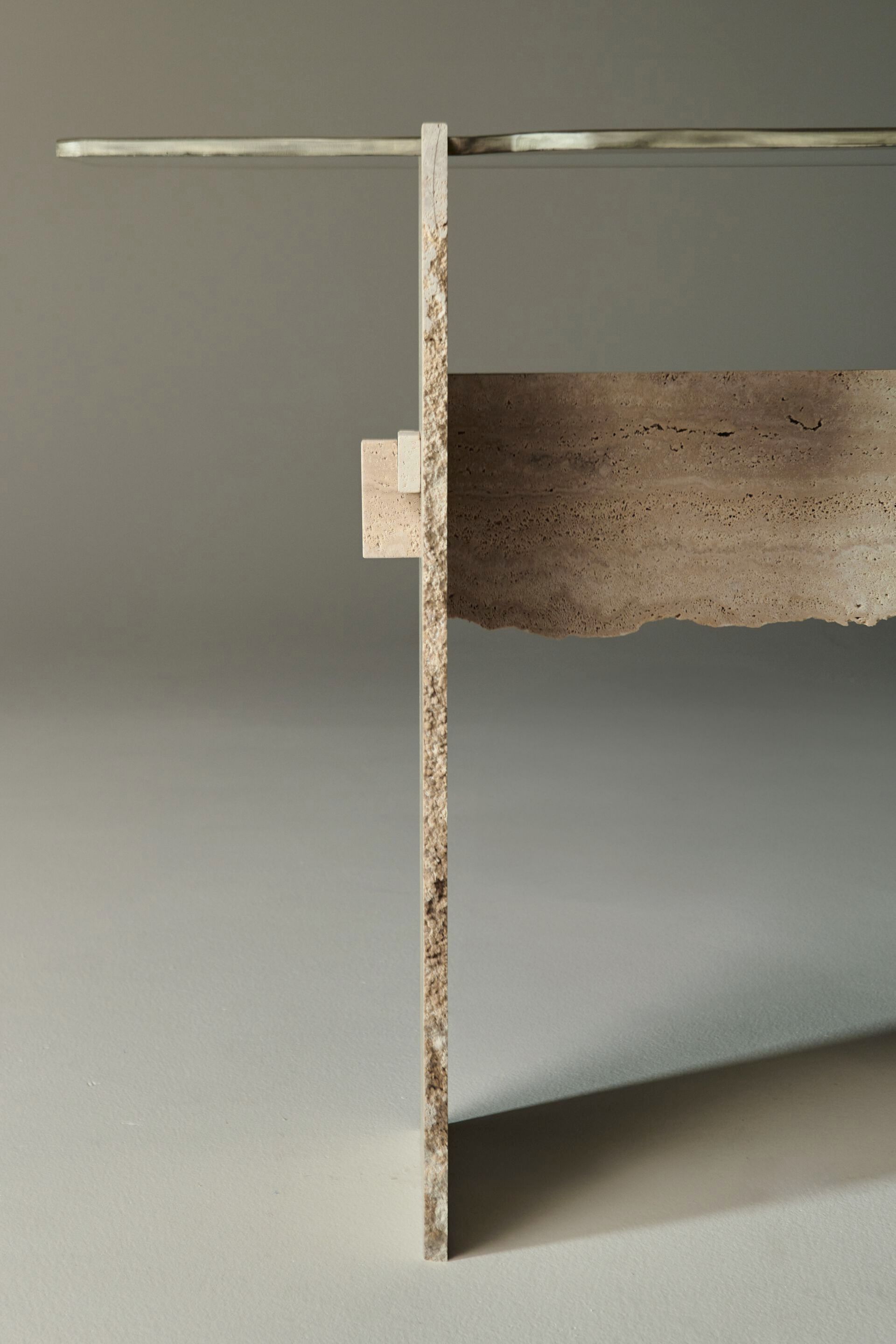 Травертин и стеклянная консоль ARTE VENEZIANA пещера ARCH-00078015 - Вид №8