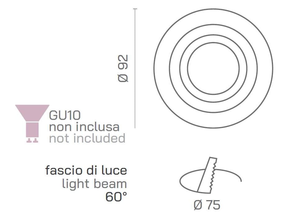 Алюминиевый круглый поворотный прожектор Amarcords Flat ARCH-00070012 - Вид №16