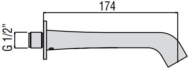 Rubinetterie Frattini Смеситель для ванны, однорычажный, встроенный Delizia sun-id-1460611 - Вид №3