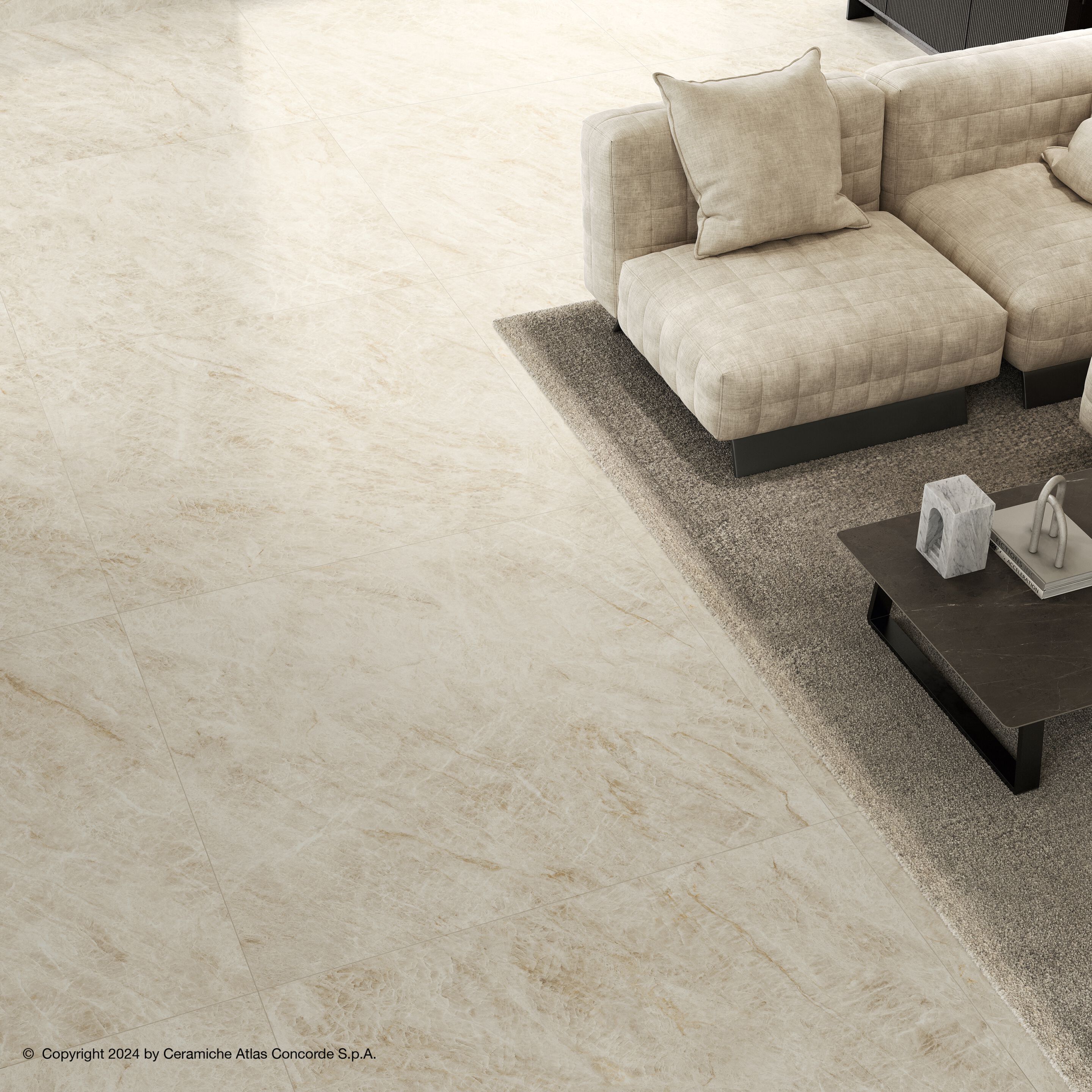 Пол / керамогранит с мраморным эффектом Atlas Concorde Marvel Diva ARCH-00083250 - Вид №24